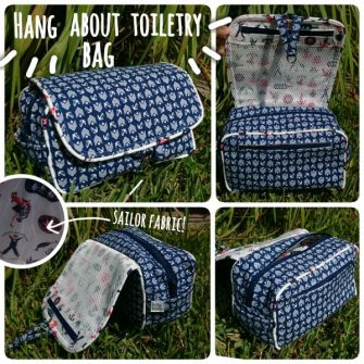 Hang About Toiletry Bag - Meet the Maker: Bitter Candy Handmade - Andrie Designs