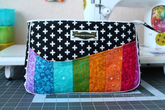 Rainbows!!! Carry All Flexi Clutch - Andrie Designs