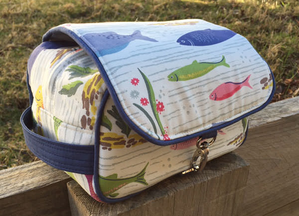 Fantastic fishing-themed Hang About Toiletry Bag - Andrie Designs