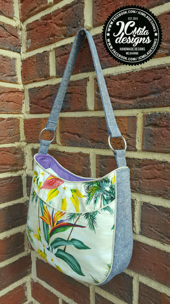 Tropical-look Roll With It Tote - Andrie Designs