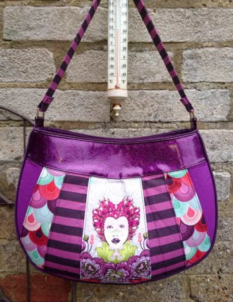 Stunning Tula Pink-themed Sew Compleat Shoulder Tote - Andrie Designs