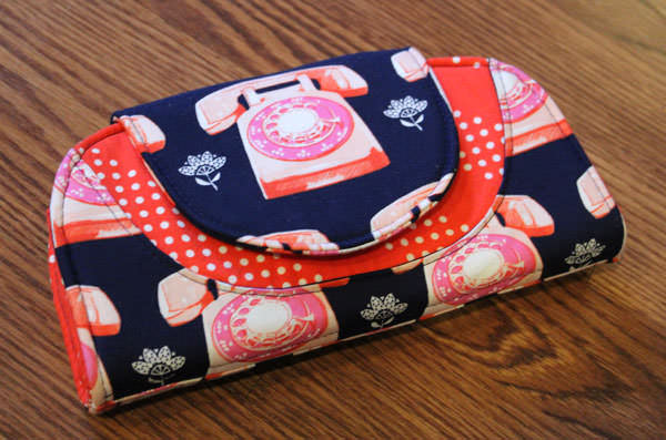 Ring ring! Hello? Love this telephone-themed Cleo Everyday Wallet - Andrie Designs