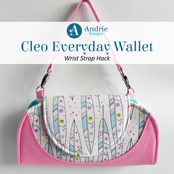 Cleo Everyday Wallet - Wrist Strap Hack - Andrie Designs