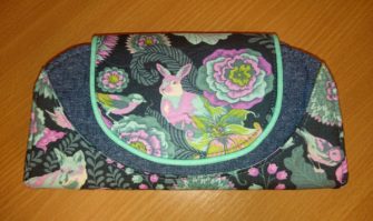 Stunning Tula Pink-themed Cleo Everyday Wallet - Andrie Designs