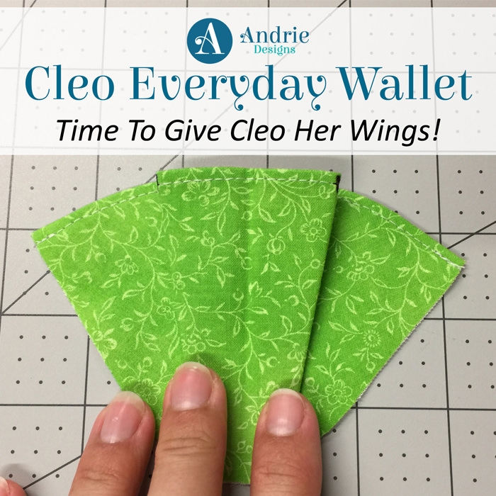 Cleo Everyday Wallet - Time to give Cleo her wings - Andrie Designs