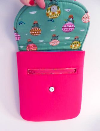 Inside - The Little Bird Designs - Polly Cross Body Pouch - Andrie Designs