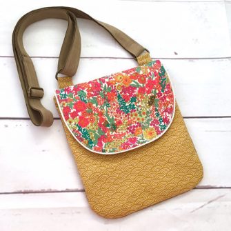 Floral Liberty - Paisley Avenue - Polly Cross Body Pouch - Andrie Designs