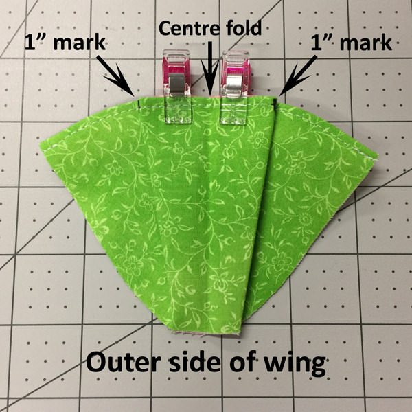 Measuring pleat - Cleo Everyday Wallet - Time To Give Cleo Her Wings - Andrie Designs