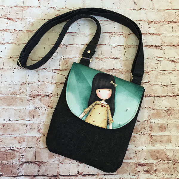 Black, girl - Melisa Jane - Polly Cross Body Pouch - Andrie Designs