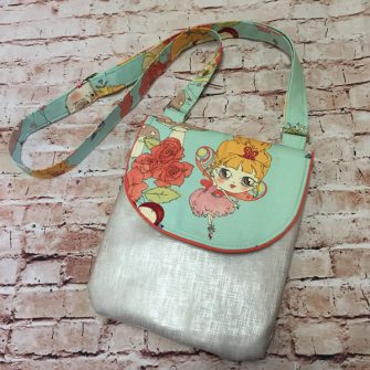 Silver girl - Melisa Jane - Polly Cross Body Pouch - Andrie Designs