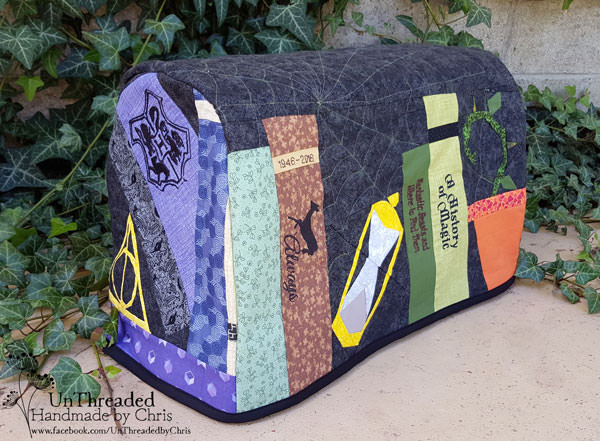 Harry Potter-themed Made For Me Sewing Machine Cover - Andrie Designs