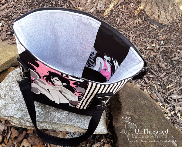 Inside view of this awesome Classic Carryall Handbag & Tote - Andrie Designs