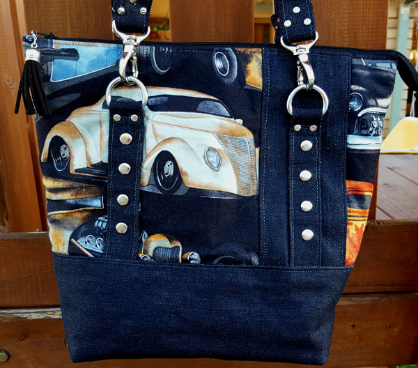 Classic cars for this Classic Carryall Handbag & Tote - Andrie Designs
