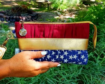 Hello Wonder Woman! Gather Me Up Clutch - Andrie Designs