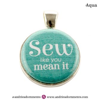 Aqua on Silver - Andrie Adornments