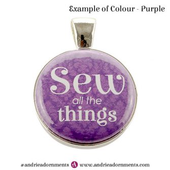 Example of purple colour - Andrie Adornments