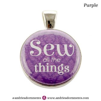 Purple on Silver - Andrie Adornments