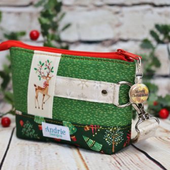 Classic Clutch and gorgeous Christmas is Gold zipper pull