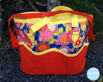 Colourful floral Summer Lovin' Beach Tote - Andrie Designs