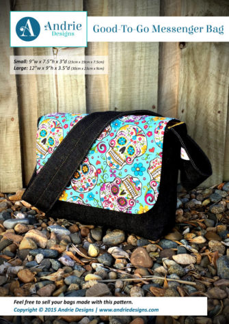 Good-To-Go Messenger Bag - Andrie Designs