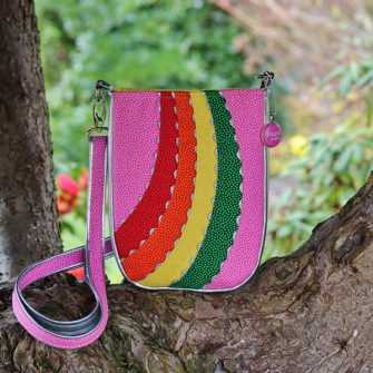 Beautiful rainbow unicorn Mini Shades Pouch - Andrie Designs