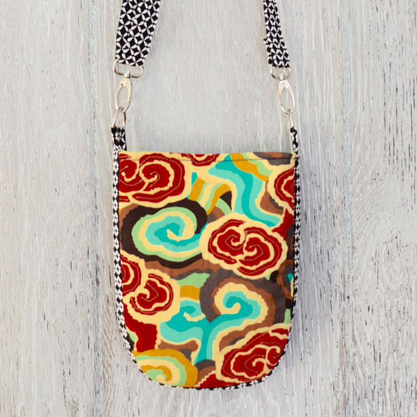 Beautiful floral and geometric Mini Shades Pouch - Andrie Designs