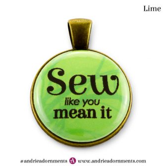 Lime on Antique Brass - Andrie Adornments