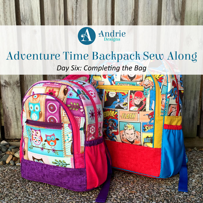Adventure Time Backpack Sew Along - Andrie Designs