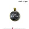 Black - Happy Birthday - Andrie Adornments