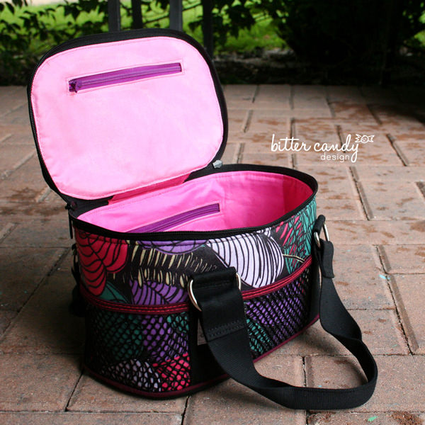 Pink for the lining of the purple and black Bree's Box Toiletry Caddy! - Andrie Designs