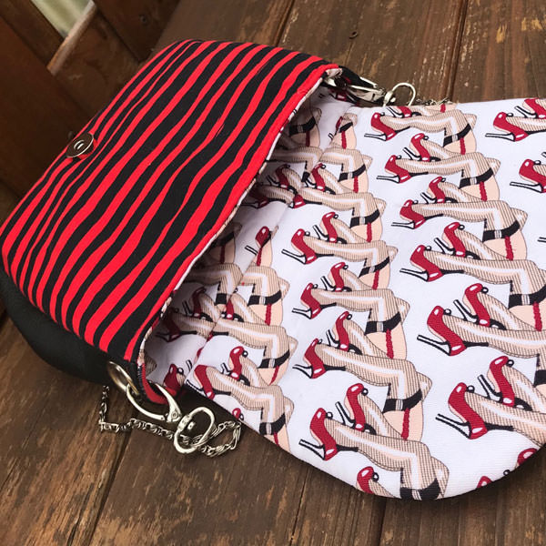 Lining of the Rocky Horror Picture Show Peekaboo Purse - Andrie Designs