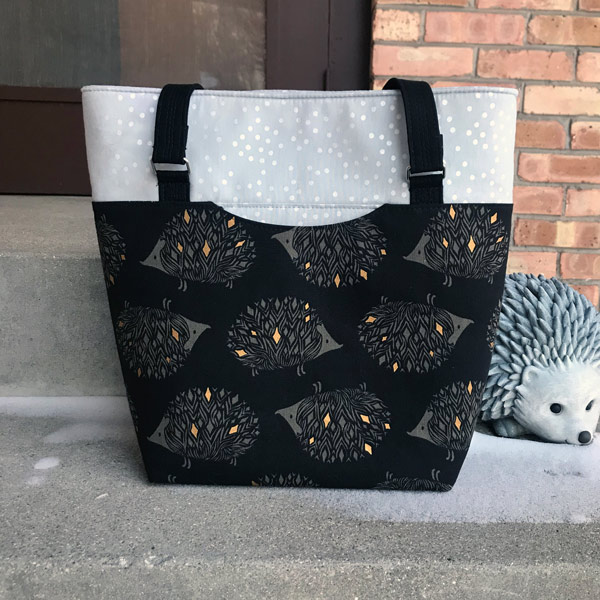 Can't help but love a hedgehog bag, right?! Classic Market Tote - Andrie Designs