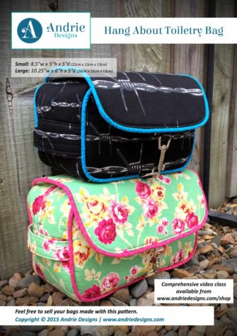 Andrie Designs - Hang About Toiletry Bag
