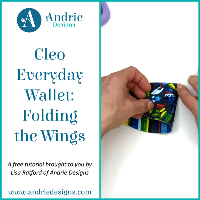 Cleo Everyday Wallet - Folding the Wings - Andrie Designs