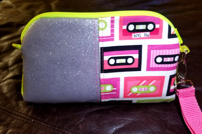 Retro cassette tapes Gemma Carryall Pouch - Andrie Designs