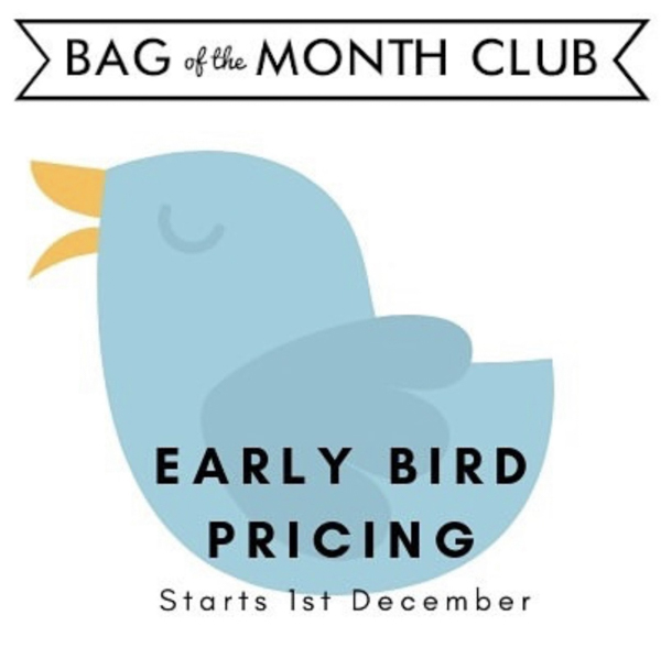 Bag of the Month Club 2020 Sale- Andrie Designs Month in Review - November 2019