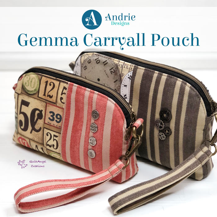 Gemma Carryall Pouch - Andrie Designs