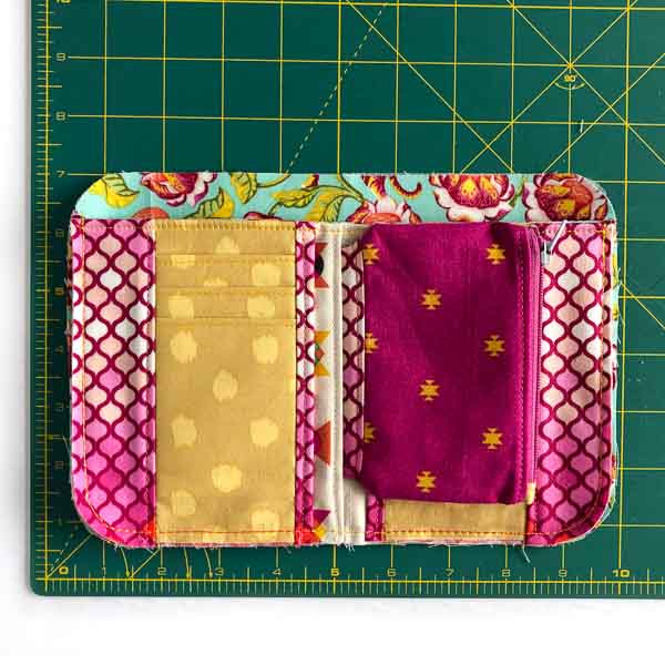 Finished Layla Lining - Layla Coin Pouch - Andrie Designs