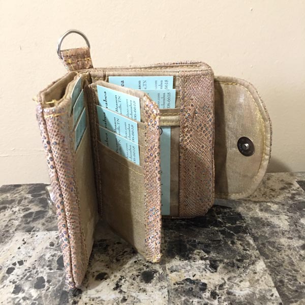 Inside of Cheryl's Layla Essentials Purse - Andrie Designs