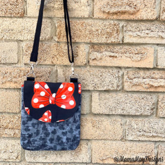 Minnie Mouse-themed Polly Cross Body Pouch - Andrie Designs