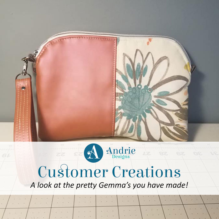 Customer Creations - Gemma Carryall Pouch - Andrie Designs