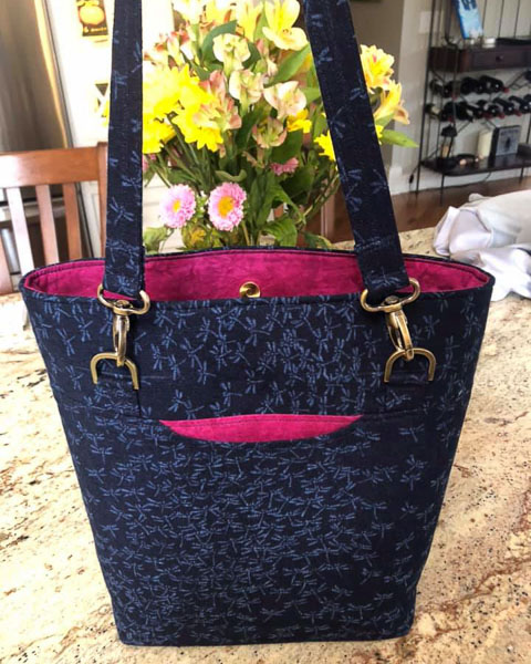 Pat's Classic Market Tote 1 - Customer Creations - May 2021 - Andrie Designs