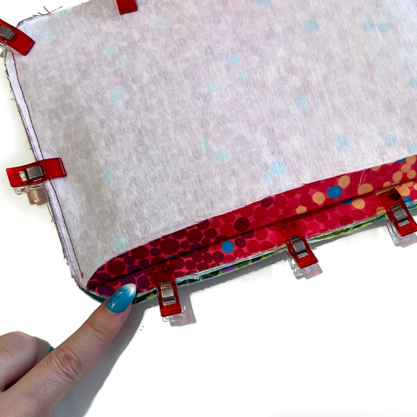 Don't catch fold in sewing - Layla Trifold Hack - Andrie Designs