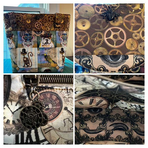 Diane's Steampunk Classic Market Tote - Customer Creations - Classic Market Totes 2022 - Andrie Designs