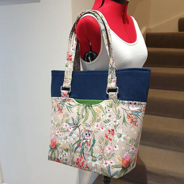 Lindsay's Floral Classic Market Tote - Customer Creations - April 2022 - Andrie Designs