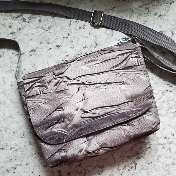 Sandra's Duct Tape Good to Go Messenger Bag - Customer Creations - April 2022 - Andrie Designs