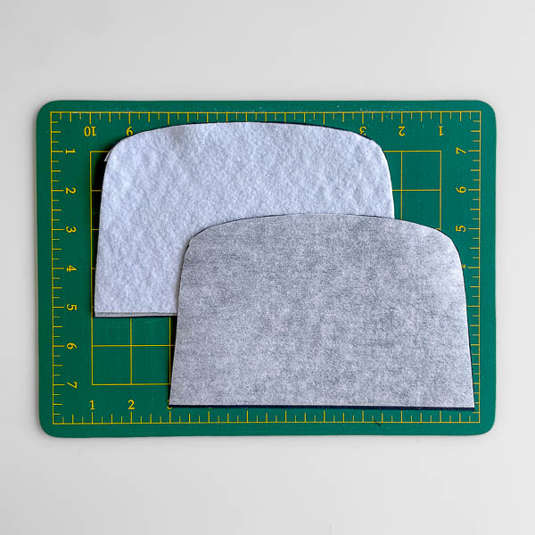 Interfacing fused - Little Freehand Pack Flap & Handle Hack - Andrie Designs
