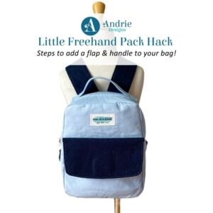 Little Freehand Pack Flap & Handle Hack - Andrie Designs