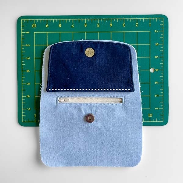 Stitching line for flap - Little Freehand Pack Flap & Handle Hack - Andrie Designs
