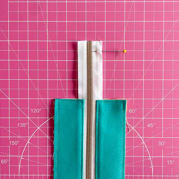 Zipper Trimmed - Sew Compleat Recessed Zipper - Andrie Designs